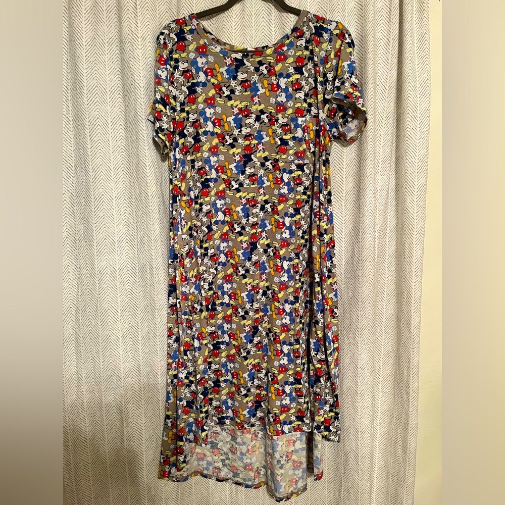 Disney Mickey Mouse Lularoe dress size M - very flowy and very giving!
